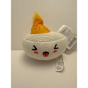Ami Amis  Jakks Eggatha Crocheted Plush 4in Wave 2 Ultra Rare NWT